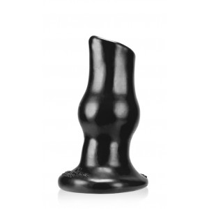 Oxballs Plug Pig-Hole Deep Small 13 x 7cm Black