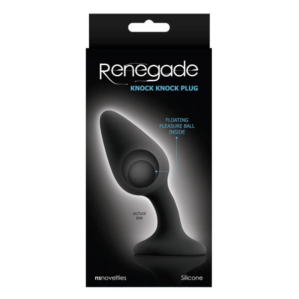 Knock Renegade Tapón Curvo 10 x 4cm Negro