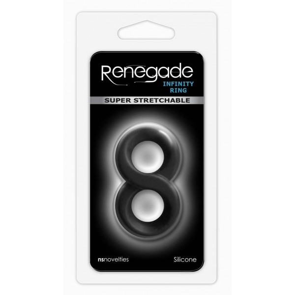 Ballstretcher INFINITY RING Renegade 2cm Noir