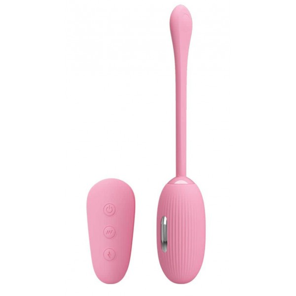 Uovo senza fili rosa Shock Fun - 19 x 3,2 cm