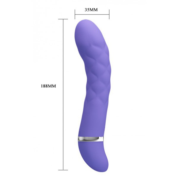 Truda Vibrator 19.5 x 3.5cm - Paars