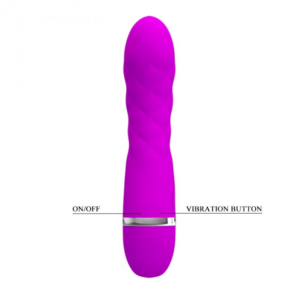 Vibrador de desenho Truda 19,5 x 3,5cm - Púrpura