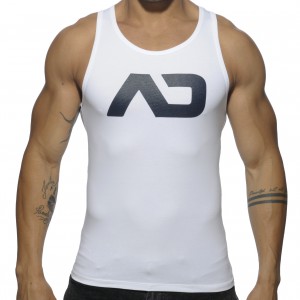 Addicted BASIC Tank Top White