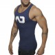 BASIC Tank Top Navy Blue