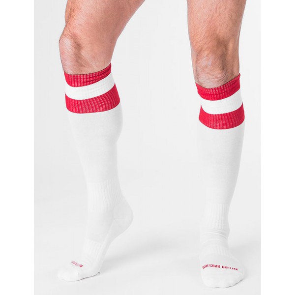 Calcetines de fútbol blancos