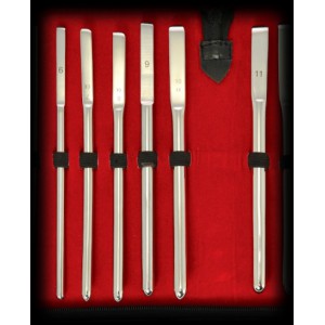 Stainless Steel Set di 6 aste per uretra - da 6 a 11 mm