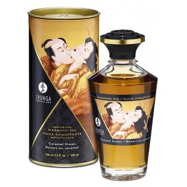 Shunga Wärmendes Massageöl Aphrodisiakum - KARAMELLKUSS 100ml