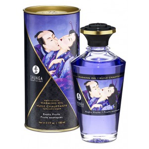 Shunga Óleo de Massagem Aquecimento Afrodisíaco - EXOTIC FRUIT 100 ml