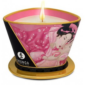 Shunga Vela de massagem APHRODISIA Pétalas de rosa 170mL