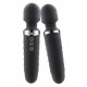 Sextoy Wand Een sleutel - Hoofd 42mm Zwart