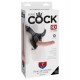 Consolador Strap-On King Cock 17 x 4cm Silla