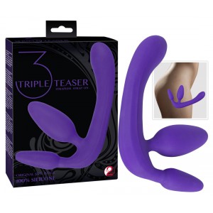 You2Toys Drievoudige Teaser Dildo - Paars