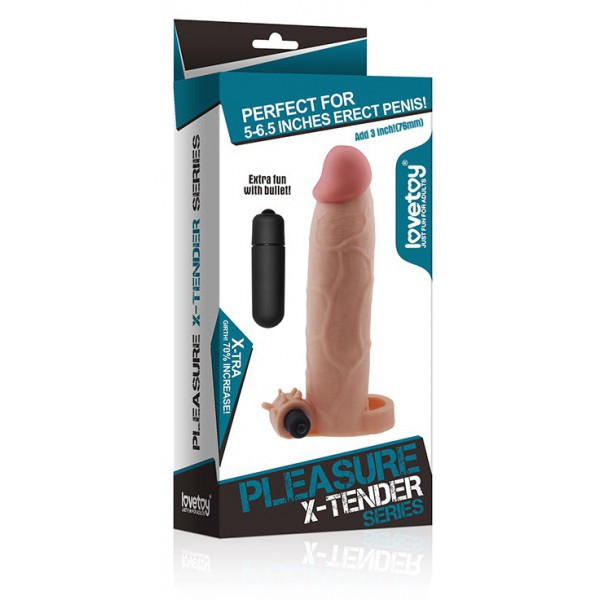 Penis sheath X-TENDER N°6 21 x 4.5 cm