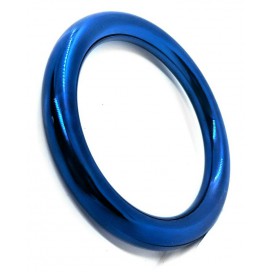 Stainless Steel Cockring Donut Blau 8mm