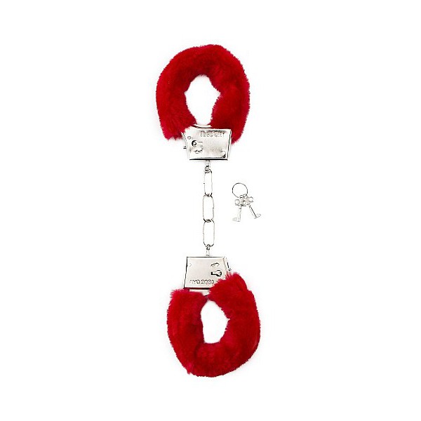 Red Furry Handcuffs