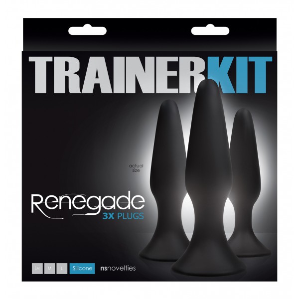 Trainer Set mit 3 Silikonplugs Renegade