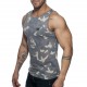 WASHED CAMO Camouflage Tank Top