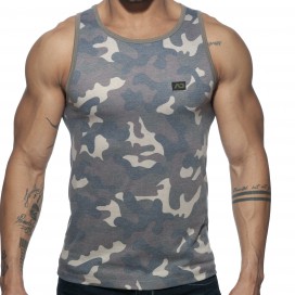 WASHED CAMO Camouflage Tank Top