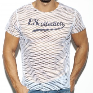 ES Collection T-shirt OPEN MESH Blanc