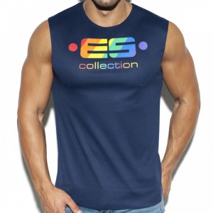 ES Collection ES PRIDE Tank Top Navy