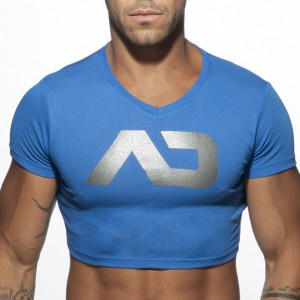 Addicted CROP AD Blue T-shirt