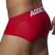 Red Mesh push up briefs