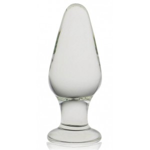 LoveToy Glasplug Romance Transparent 9.5 x 3.8cm