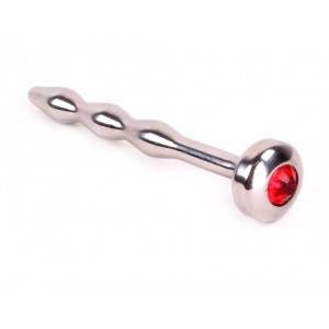 Kiotos JEWELLED Urethra Juweel 7cm x 8mm Rood