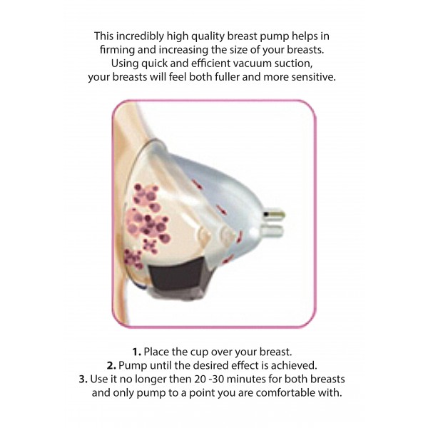 LARGE Breast Pump - Pink Gold
