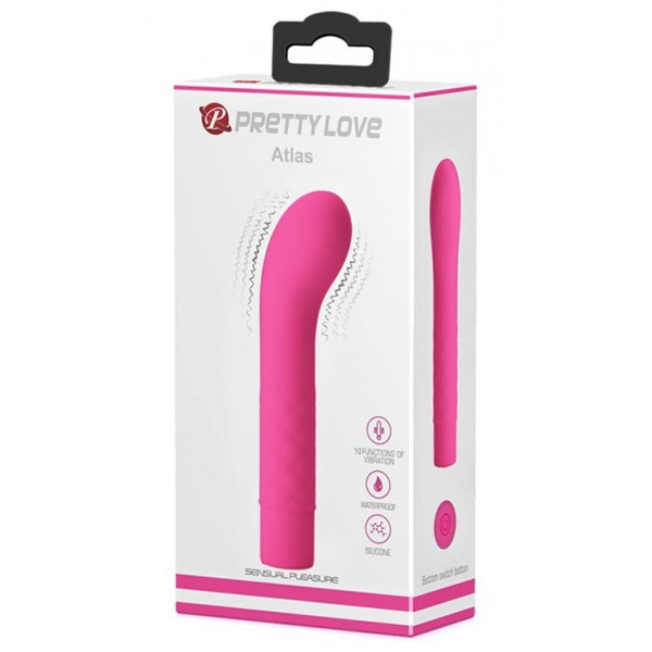 Vibratore Atlas G-Spot - Rosa Fushia