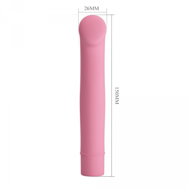 BOGEY sextoy vibrador - 15 x 2,4 cm Rosa pastel