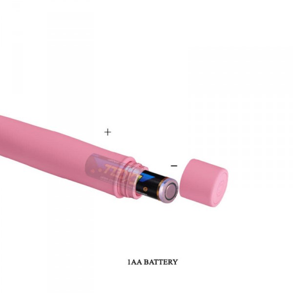 BOGEY sextoy vibrador - 15 x 2,4 cm Rosa pastel