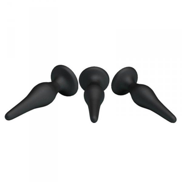 Set of 3 Silicone plugs for beginners
