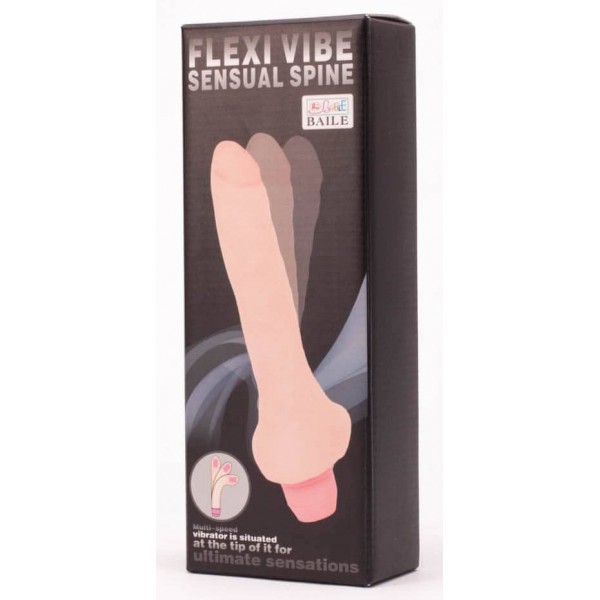 Vibrating dildo Flexi Vibe 13 x 2.5 cm Pink