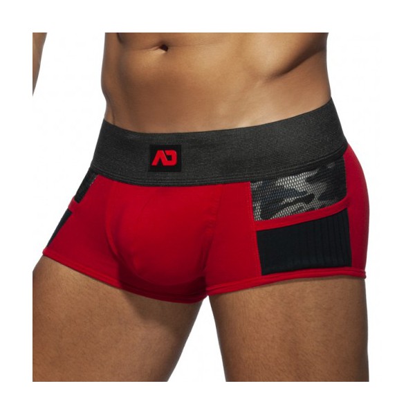 Boxer ARMY COMBI Rouge