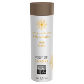 Shiatsu Luxury body oil edible - Vanilla 75ml