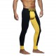 Long John Rib Combi Black-Yellow