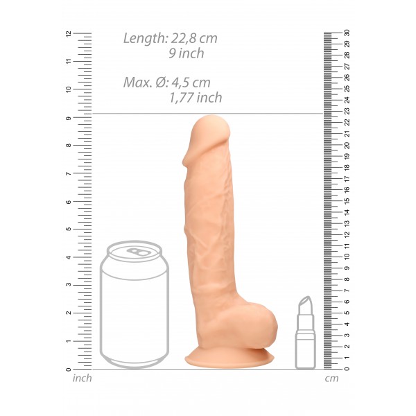 Dildo a ventosa Realrock 18 x 4,5 cm