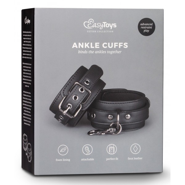Fetish Ankle Cuffs Black