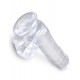 King Cock transparent dildo 13.5 x 3.5cm