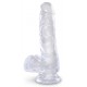 King Cock transparent dildo 13.5 x 3.5cm