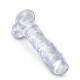 Gode Transparent King Cock CLEAR 18 x 4.7cm