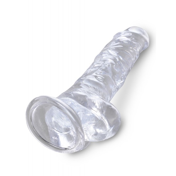 King Cock transparante dildo 18 x 4.7cm