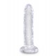 Gode transparent King Cock CLEAR 16 x 3.7 cm