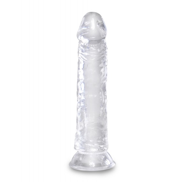 Consolador transparente King Cock 20 x 4,5cm