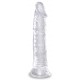 Consolador transparente King Cock 20 x 4,5cm